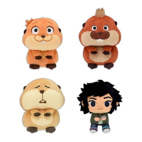 Lot mascottes en peluche - 4,