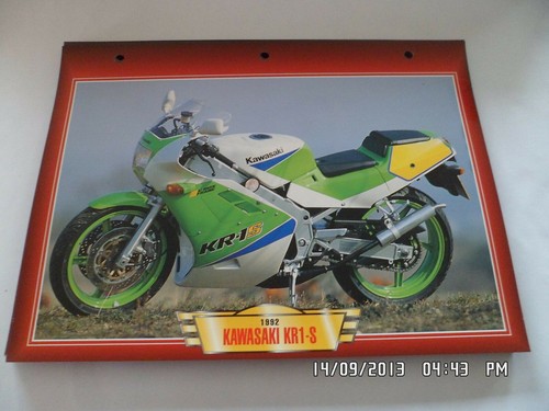 Carte fiche moto kawasaki - carte,