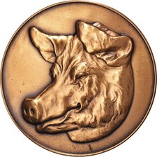 France, Médaille, Offerte par Mr Bécuwe, Conseiller Général du