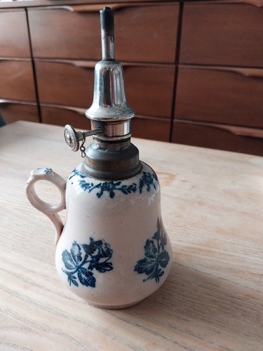 Lampe pigeon ancienne faience - pigeon,