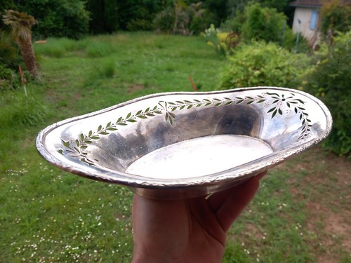 Banette métal argenté 1900 - banette,