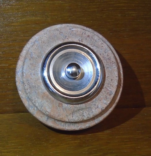 Ancienne sonnette marbre rose - ancienne,