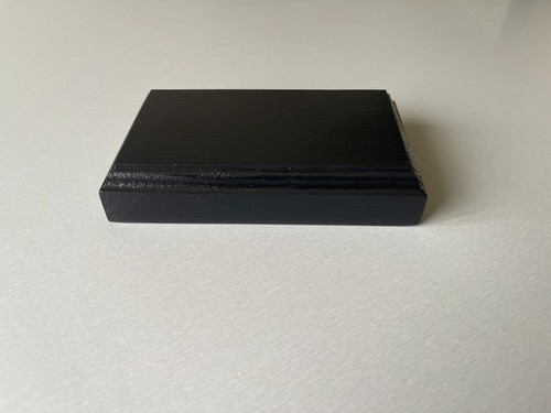Socle bois peint noir - en, en