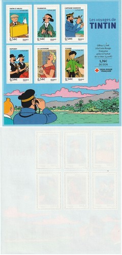 Bloc timbres les voyages - 6,