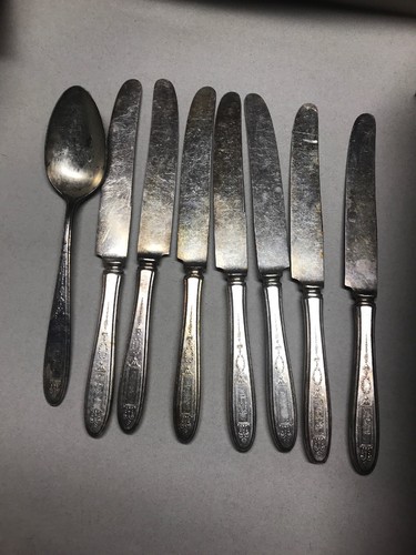 Lot vintage spoon knifes - vintage,