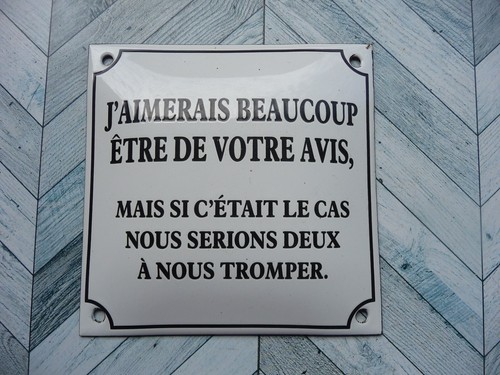 Plaque bombee emaillee dim - emaillee,