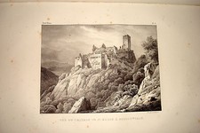 3 ALSACE RHIN Lithographie
