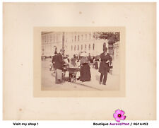 PARIS, MARCHANDS DE RUE AMBULANTS FRUITS & LÉGUMES, EXPO UNIVERSELLE 1889 -A452