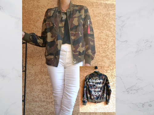 Veste blouson style aviateur - /,