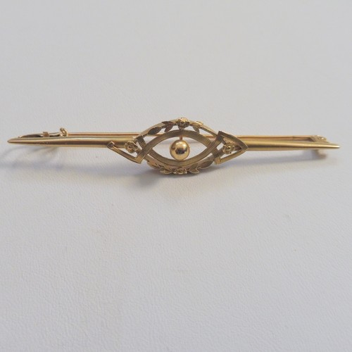 Broche carats tête - broche, or