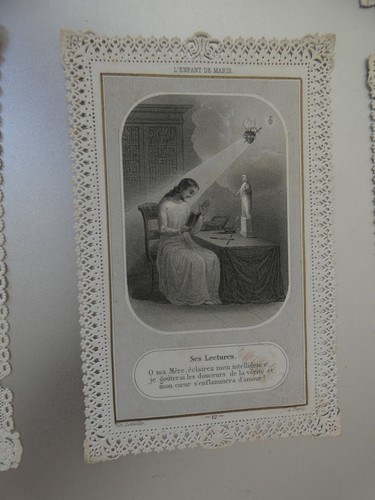 Image pieuse canivet dentelle