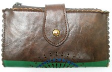 -DESIGUAL  portefeuille/porte-monnaie  similicuir marron TBEG vintage