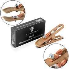 STAHLWERK borne de terre pince