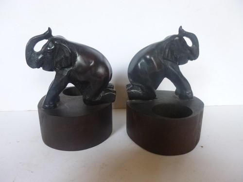 éléphant bois ébène - éléphant,