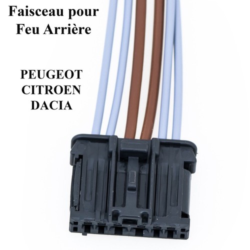 Fiche faisceau feu arrière - fiche,