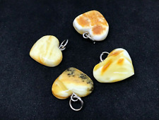 PENDENTIF AMBRE cadeau COEUR