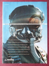 2003-4 PUB BOEING INTEGRATED DEFENSE SYSTEMS PILOT HELMET CASQUE GENTEX USAF AD