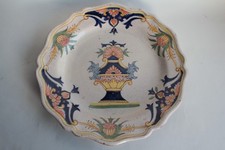 Ancien Plat faïence Malicorne