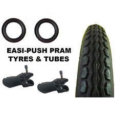 2 X Quinny Freestyle Easi-Push Landau Pneus 12 1/2 " X 2 1/4 + Plié Valve Tubes
