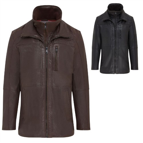 Veste cuir classique - cuir, pour