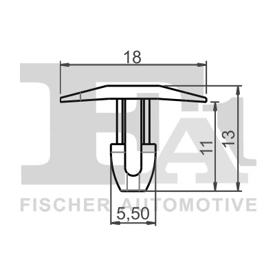 Fa1 clip enjoliveur - fa1,