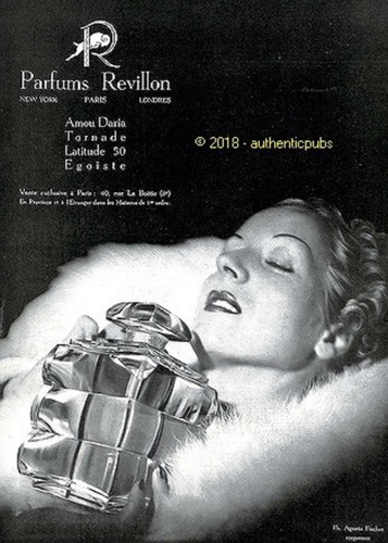 Publicite revillon parfum amou - publicite,