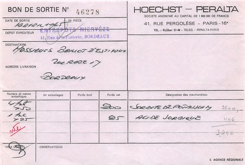 1965 hoechst peralta paris - 1965,