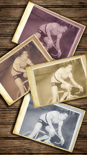 Carte 24x18cm cycliste - 24x18cm, roger