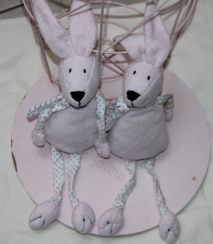 Doudou peluche lapin rose - doudou,