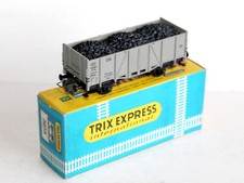 TRIX EXPRESS HO 3615 WAGON TOMBEREAU AVEC CHARGEMENT CHARBON DB 63001, EN METAL