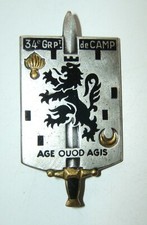 INSIGNE 34° GROUPEMENT DE