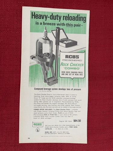 Vintage 1973 print - 1973, rcbs