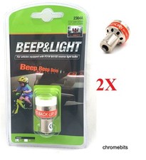 2x 12V LED Marche Arrière Beeper Up Alarme Warning Alerte Ampoule Utilitaire Bus