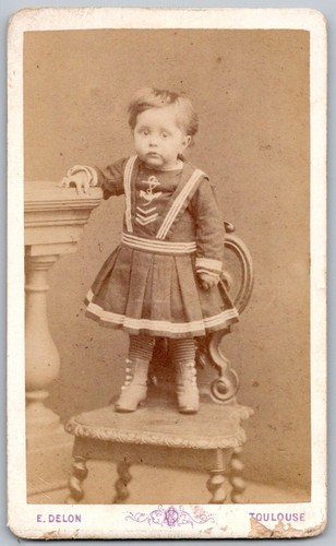 Cdv 1880 adorable petit - 1880,