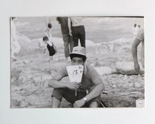 Homme japonais plage éventail