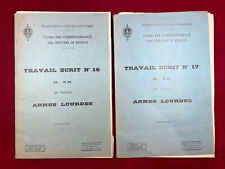 cours par correspondance des officiers de réserve, Armes Lourdes lot de 2