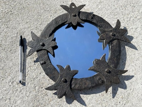 Miroir fer forgé - en,