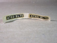 648X Rare Vintage Gégé France Plaque Immatriculation de Simca 9 Aronde 1:18