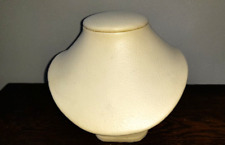BUSTE PRESENTOIR A BIJOUX POUR COLLIERS - SKAI hauteur : 12,5 cm