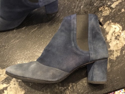 Belle boots daim bleu - , repetto