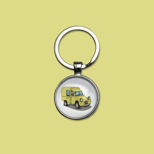 Porte clés citroën - citroën, 2cv