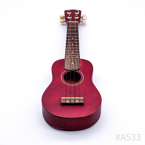 Ukulélé bois rouge - bois, 4