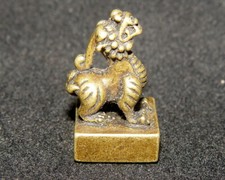 Vieux Laiton Seal Chinois