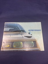 Catalogue Brochure RENAULT Alpine  A310  1974