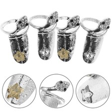  4 Pcs Accessoires Ongle Bague