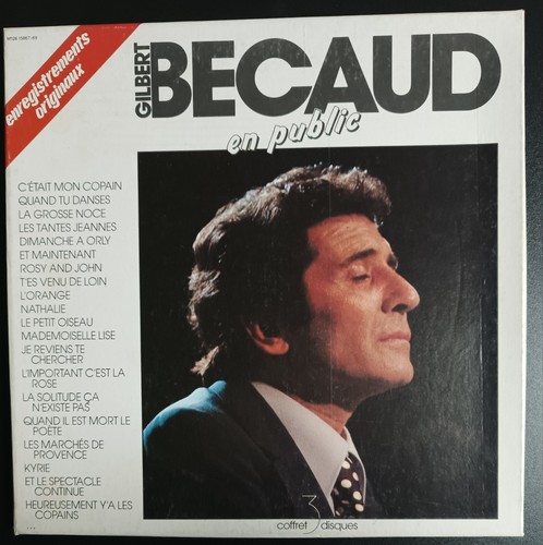 Gilbert becaud public - gilbert,