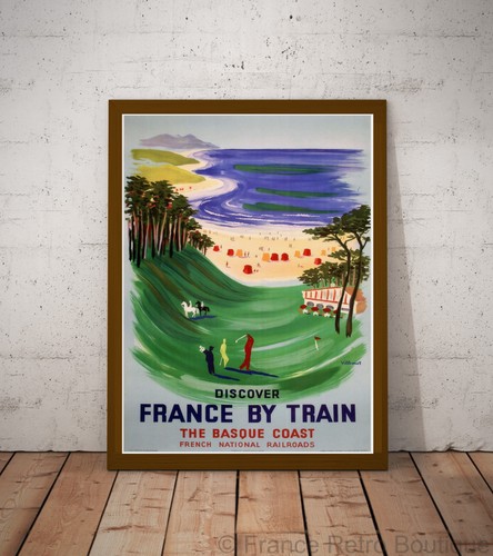 Poster affiche france train - france,