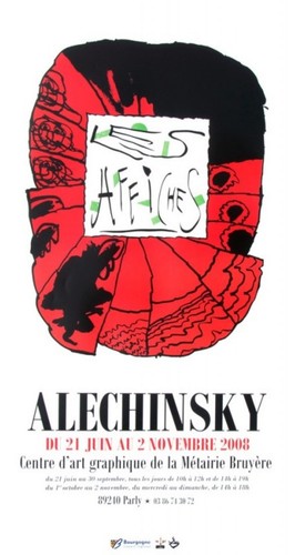 Pierre alechinsky affiche - alechinsky,