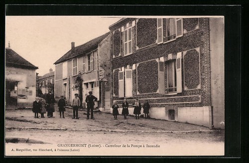 Cpa grangermont carrefour de - cpa,