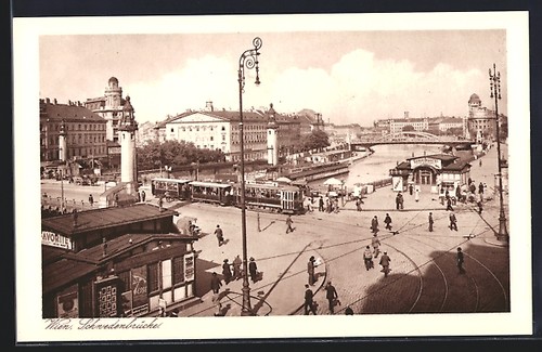 Carte postale vienne - carte, le